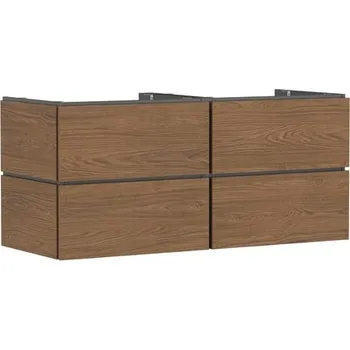 Koupelnový nábytek Skříňka pod umyvadlo pod desku Hansgrohe Xilesa E 137,5x62x55 cm kašmírový dub 54305550