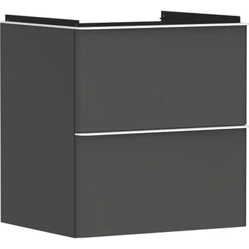 Koupelnový nábytek Skříňka pod umyvadlo bez umyvadla Hansgrohe Xelu Q 58x62,5x47,5 cm šedá matná 54024700