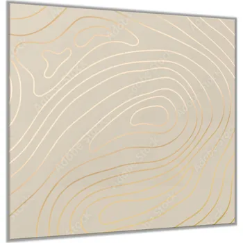 Obklad Glasdekor Sklo do kuchyně abstraktní měděné čáry Rozměry skla do kuchyně: 30 x 60 cm