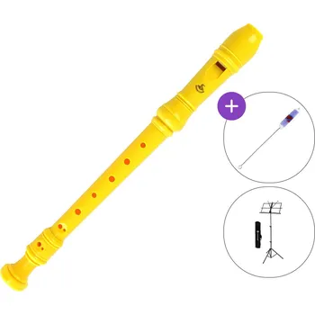 Zobcová flétna Yamakawa HY-26B-YE SET Sopránová zobcová flétna