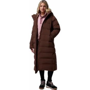 Dámský kabát Columbia Amaze Puff™ Long Hooded Jacket W 2134894256 - tobacco XL