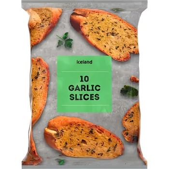 Iceland Česneková bageta plátky 10ks, mražená 10ks