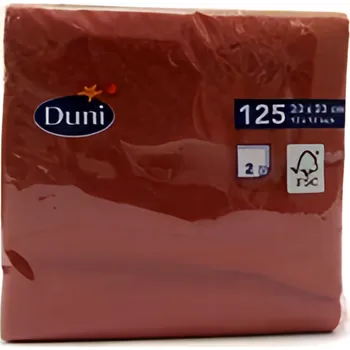 Duni Ubrousky 33cm 2-vrstvé bordó 125ks