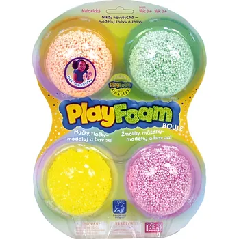 Modelovací hmota Pexi PlayFoam® Plastelína kuličková, 4 barvy