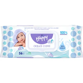 Dětský vlhčený ubrousek Bella Baby Happy Čisticí ubrousky Aqua care 56ks