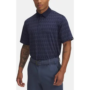 Pánské tričko Pánské tričko Under Armour UA Plyoff 3.0 Prntd Polo LB - Pánské Under Armour modrá 3451685