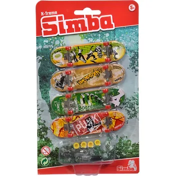 Figurka Simba Toys Prstový skateboard set, 4 ks