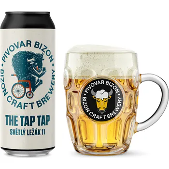 Pivo Pivovar Bizon The Tap Tap 11, světlý ležák 500ml