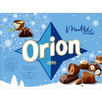 Bonboniéra ORION Modré z nebe čokoládové pralinky mix 150g