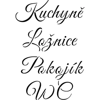 Šablona plastová pro kreativní tvoření - A5 - T45