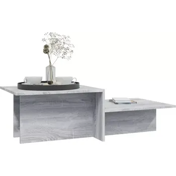 Konferenční stolek Konferenční stolek, dřevo, šedá, SANAM