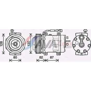 Kompresor klimatizace Kompresor, klimatizace AVA 45011004
