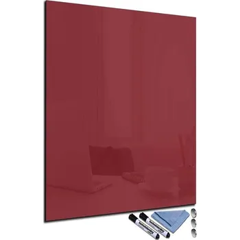 Glasdekor Metalová magnetická tabule 60x40cm jednobarevná Barva: Burgundská, Rozměr V/Š: 60x40cm