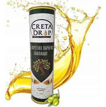 Rostlinný olej ŘECKÝ OLIVOVÝ OLEJ EXTRA PANENSKÝ CRETA DROP – 1L