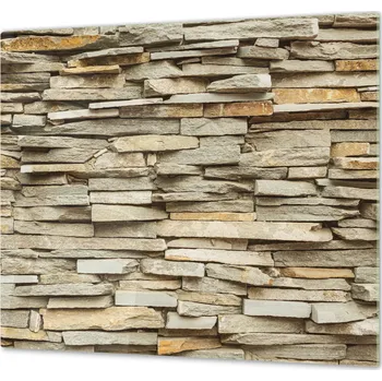 Příslušenství pro sporák Glasdekor Ochranná deska kamenná zeď Rozměr V/Š: 40x60 cm, Lepení na zeď: Bez lepení na zeď