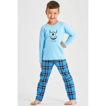 Chlapecké pyžamo Chlapecké pyžamo Taro Joel - bavlna Světle modrá 116