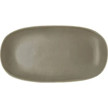 Villa Collection Kameninová servírovací tác Shoku Warm Brown 34x18 cm