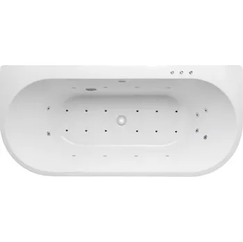 Vana Masážní volně stojící vana SAT 160x75 cm akrylát pravá bílá SIKOHMLOLI160P