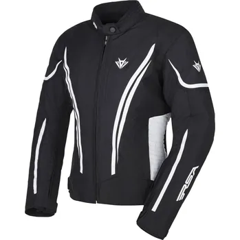 Moto bunda Dámská bunda na motorku RSA Wasp černo-bílá XS