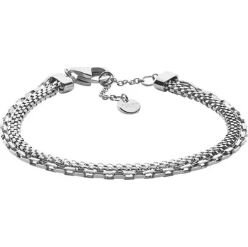 Náramek Skagen Dvojitý ocelový náramek pro muže Tov Mesh SKJM0235040 + 2 měsíce na vrácení zboží