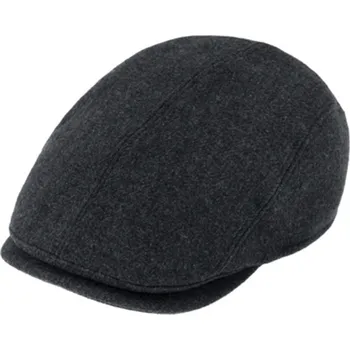Čepice Fiebig - Headwear since 1903 Pánská tmavě šedá zimní bekovka - Fiebig - ušní klapky Velikost: 65 cm (XXXL)