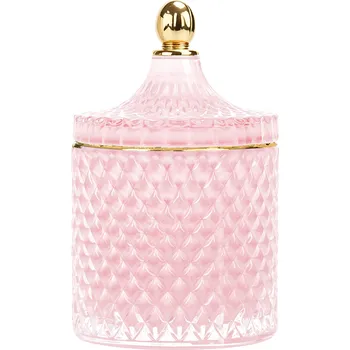 Svíčka Côte Noire Grand Art Deco svíčka Pink & Gold s vůní Champagne Rose