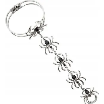 Náramek KOVOWÝ NÁRAMEK PAVOUCI PAVOUK HALLOWEEN