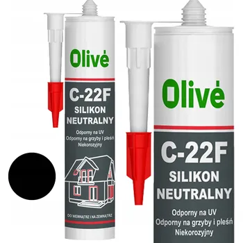 stavební silikon Silikon Olive černý 300 ml