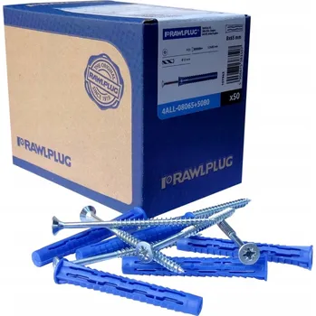 Vrták Hmoždinky Rawlplug 4ALL-08065+5080 8 x 65 mm 50 ks