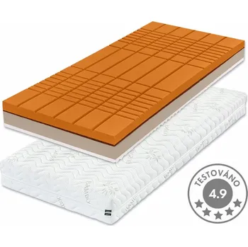 Matrace Tvrdší zdravotní matrace LEONIDAS, 18cm, 140x200cm, 150 kg, kokos