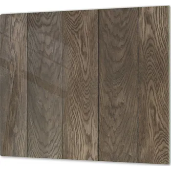 Kuchyňské prkénko Glasdekor Ochranná deska textura dubové dřevo Rozměr V/Š: 2x 52x30 cm, Lepení na zeď: Bez lepení na zeď