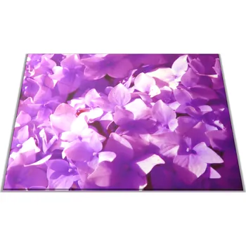 Kuchyňské prkénko Glasdekor Skleněné prkénko květy fialový šeřík Prkénko: 30x20cm