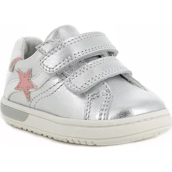 Chlapecká obuv Dětské kožené sneakers boty Primigi 7905122.25.29 stříbrná SLV, EUR 27