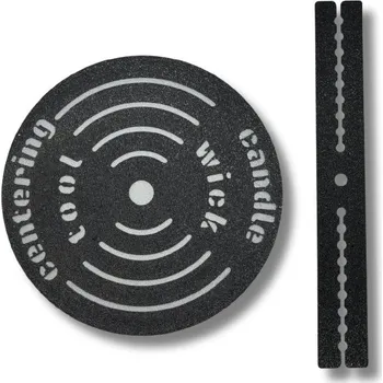 Výroba svíčky Přípravek pro vycentrování knotu Barevné provedení: Stříbrná