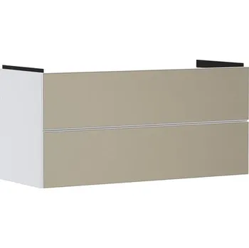 Koupelnový nábytek Skříňka pod umyvadlo bez umyvadla Hansgrohe Xevolos E 118x57,5x47,5 cm bílá matná 54184390