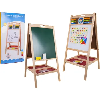 RKToys Dřevěná tabule s počítadlem a doplňky