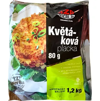 Hotové jídlo PZP Merlin Placky květákové 80g/ks 1.2kg