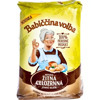 Mouka Babiččina Volba Žitná celozrnná 1kg