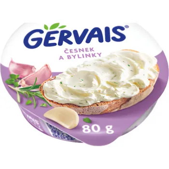 Gervais Čerstvý tvarohový sýr s česnekem a bylinkami 80g