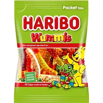 Bonbon Haribo Wummis želé s ovocnou příchutí 200g