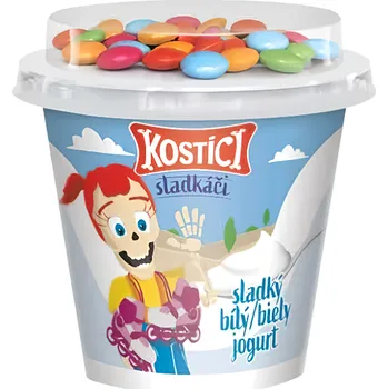 Kostíci Sladkáči bílý jogurt slazený 109g