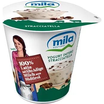 Mila Jogurt stracciatella s kousky čokolády 125g