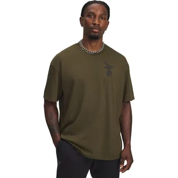 Pánské tričko UA Project Rock SS Q4 ST M 6006259-308 - green L