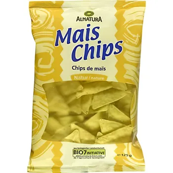 Slaná pochutina ALNATURA BIO Chipsy kukuřičné Natur 125g