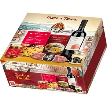 Dárkový potravinový koš Dárkový balíček Gusto a Tavola