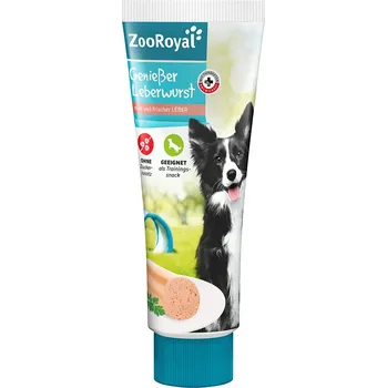 Pamlsek pro psa ZooRoyal labužnická játrová paštika 75 g