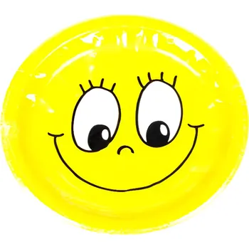 Talíř Wimex Talíř papírový průměr 23cm Smiley 10ks