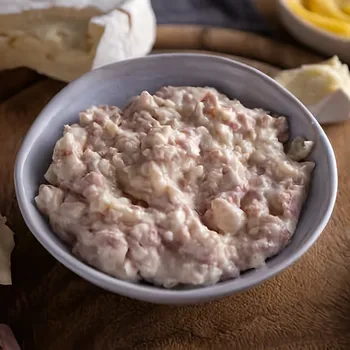 Rostlinná pomazánka Authentic Hermelínová pomazánka se salámem 150g