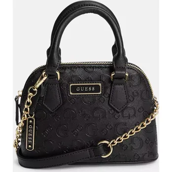 GUESS dámská kabelka,crossbody Elise černá logová