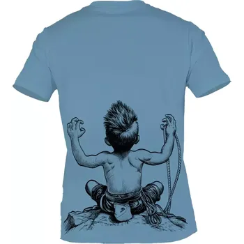 Pánská košile Pánské tričko Nograd Born to Climb indian blue M